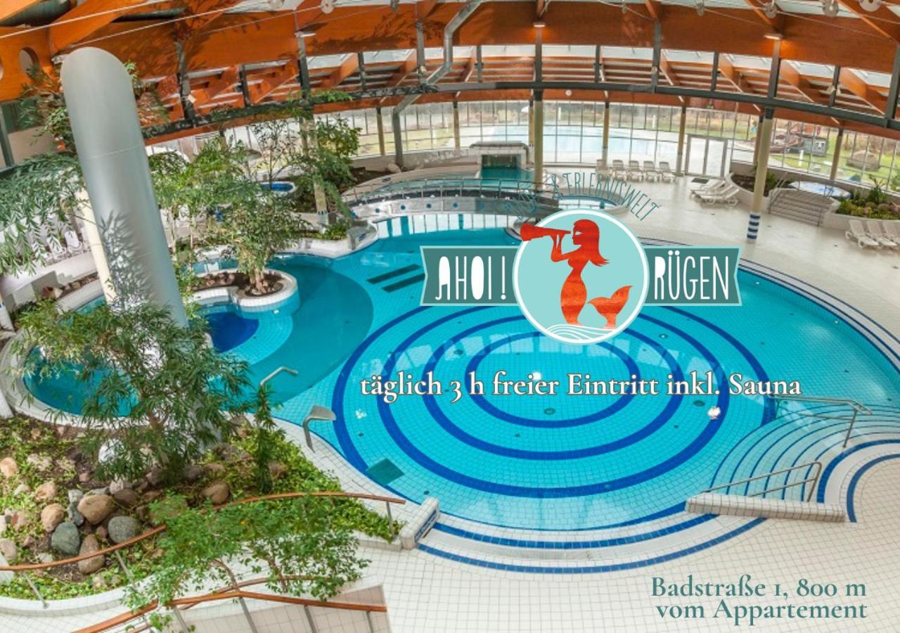 Das Appartement Inselliebe Ruegen Inkl Sauna Und 3H Taeglich Eintritt Ahoi Schwimmbad ゼリン エクステリア 写真